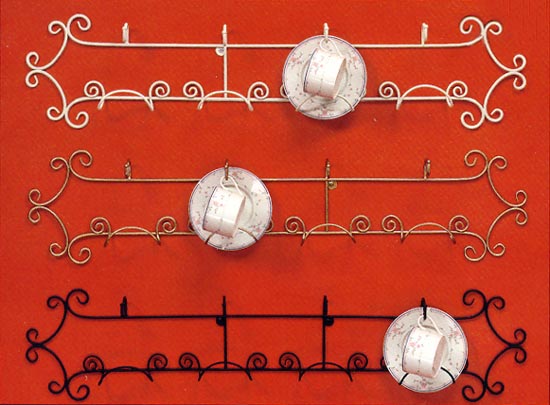 Cup and Saucer Racks and Rails - Stratford Horizontal