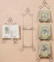 Silver Vertical Home Accents Plate Racks
