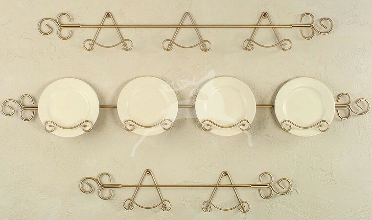 Gold Home Accents Horizontal Plate Racks