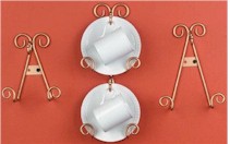 Cup and Saucer Hangers -Home Accents Gold Teacup Holders