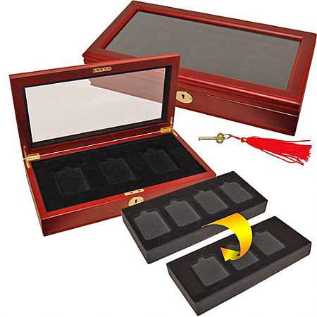 Coin Box - Three or Four Slab With Glass