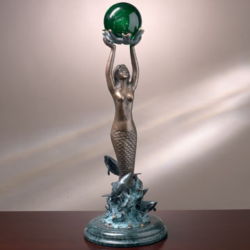 Mermaid & Dolphin Sphere Holder