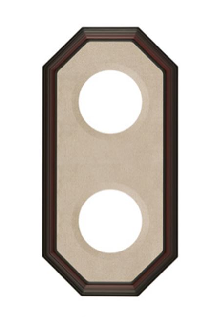 Plate Frames - Octagon for  7" to 9" Plates Double Vertical