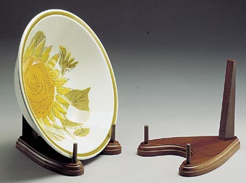Wood Bowl Stand