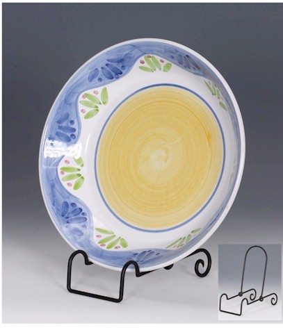 Adjustable Wrought Iron Bowl and Platter Stands
