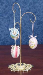 Ornament Hangers - Filigree Base Three Arm
