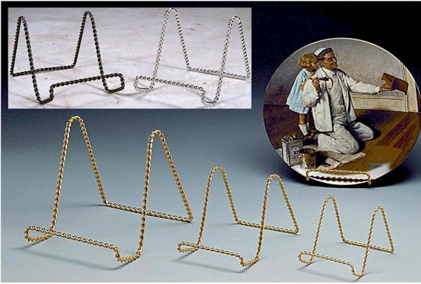 Plate Easels - Wire - Twisted Stands