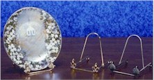 Brass Easels and Plate Stands