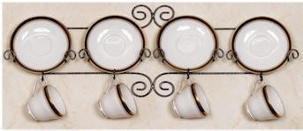 Display Accessories - Cup and Saucer Racks, Teacup and Saucer Hangers