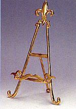 Brass Easel Plate Stand
