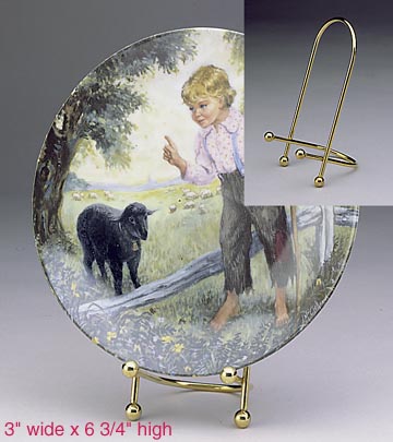 Plate Easels - Decorative Brass