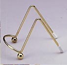 Plate Easels - Brass Mini