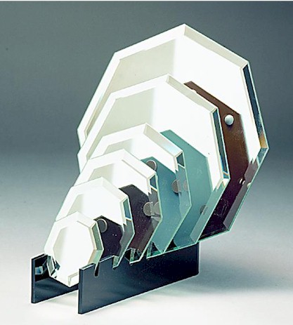 Storage Lucite Mirror Holder