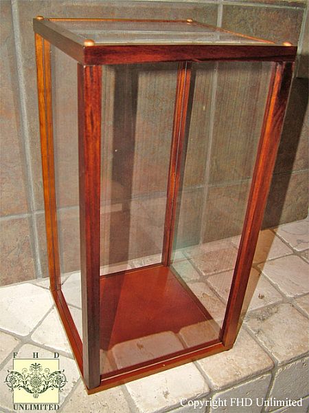   Doll Display Cases - Wood and Acrylic - Square 16" High