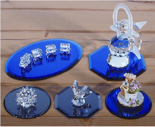 Specialty Blue and Gray Mirrors