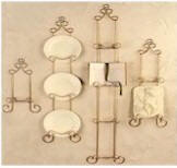 &nbsp;Vertical Tiered Hanging Metal Plate Racks