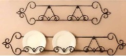 Plate Racks - Keller Black Horizontal