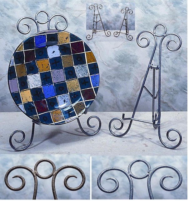 Plate Stands - Antique Finish Holders