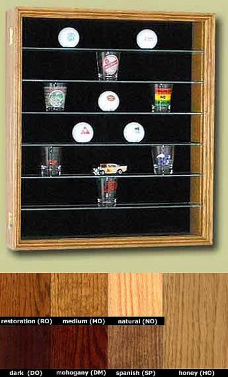 Collectors Case - Shot Glass, Golf Ball or Miniature Display