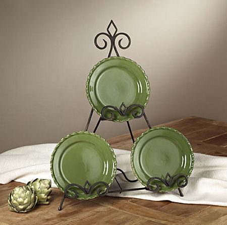 Plate Holders -  Keller Three Place Metal Rack