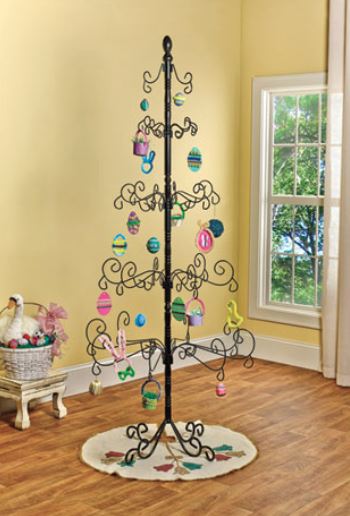 Ornament Tree - Large Wrought Iron Scroll Tree