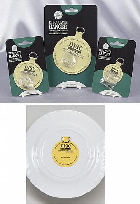 Plate Holders - Self Stick Removable Disc Hangers