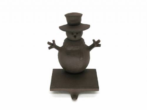 Stocking Hanger - Rustic Snowman