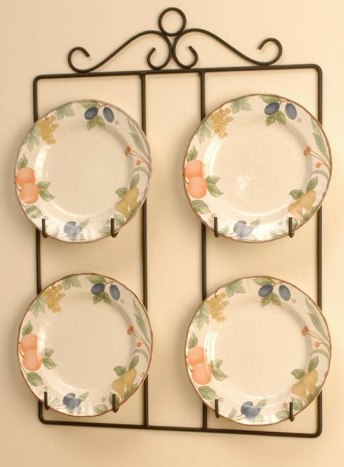 Plate Hanger - Square Victorian Four Plate
