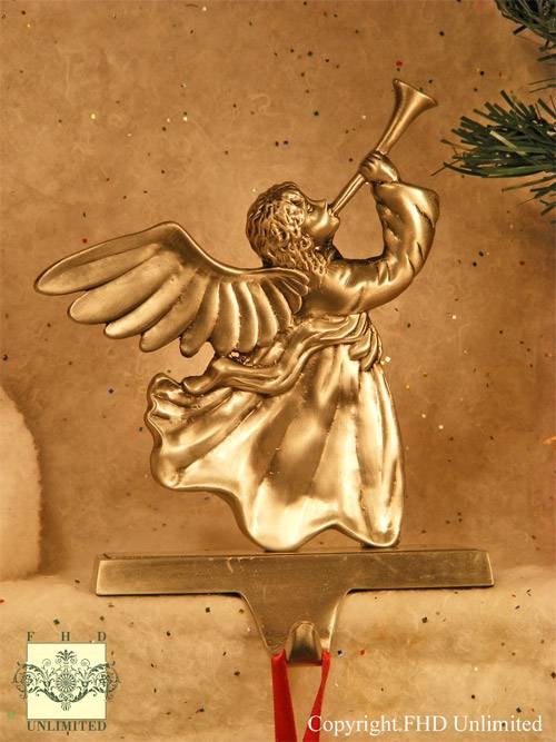 Stocking Hangers - Trumpeting Angel