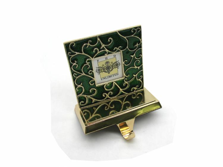Stocking Hangers -  Cloisonn� Frame