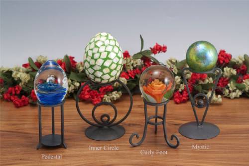 Antique Gray Egg Stands for Larger Eggs