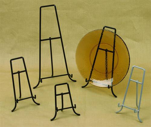 Plate Easels - Metal Straight Edge