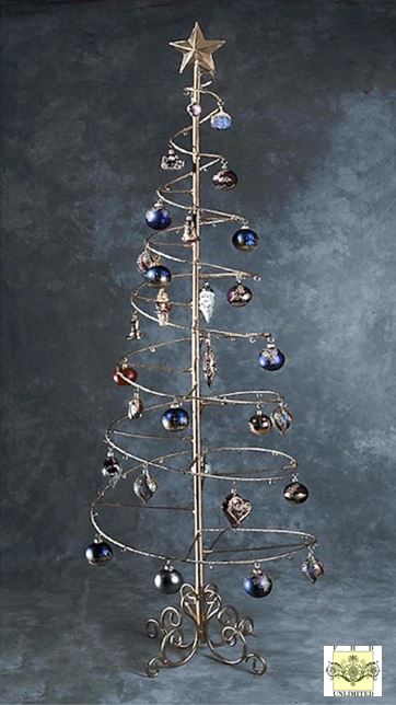 Ornament Trees  Spiral Wire Ornament Tree  6 Foot