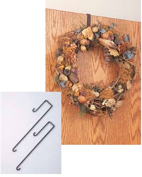Wreath Hook - Plain Wrought Iron