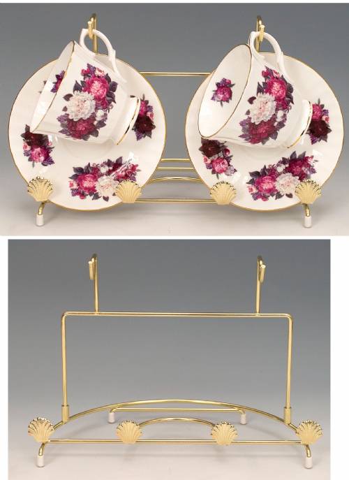 Cup and Saucer Holders - Double Stand
