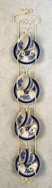 Cup and Saucer Hanger - White Hanger