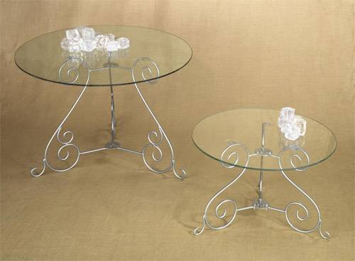 Glass Risers - Set of Two