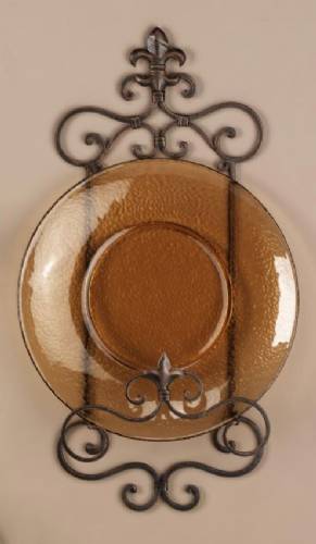 Plate Racks - Fleur De Lis Single
