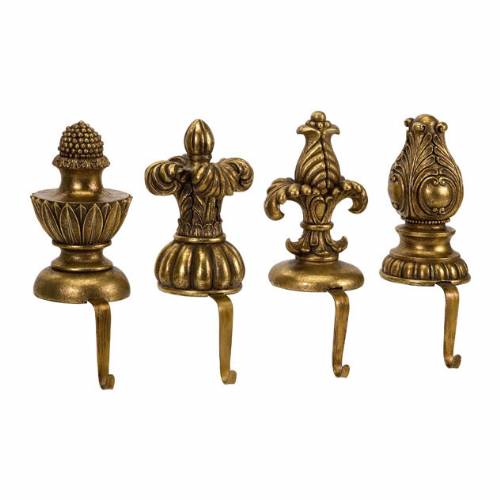 Stocking Hanger - Select Gold Finials