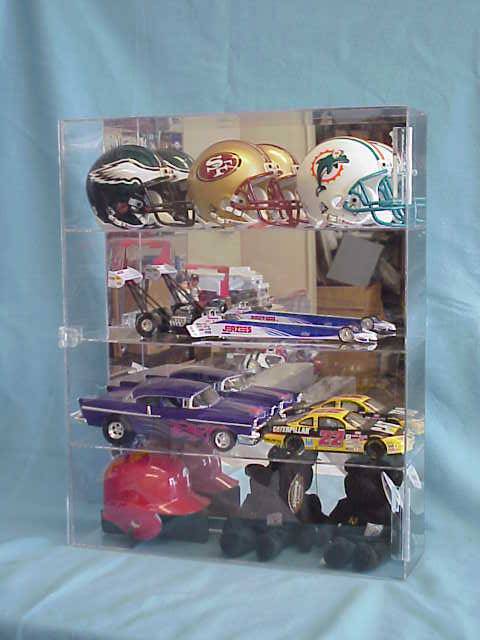  Display Cases - Acrylic 4 Shelf