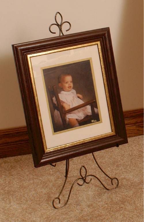 Floor Easel -  Iron Victorian Bronze 28"