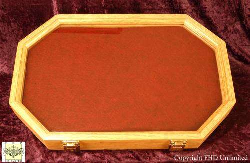 Display Case - Octagon Shadow Box 12" x 18"