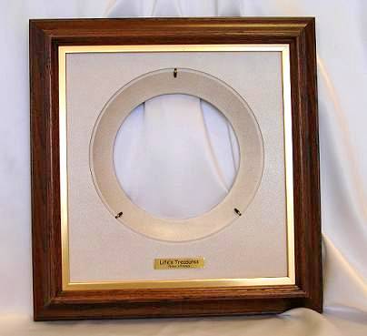 Plate Frames - Square - Walnut Oak