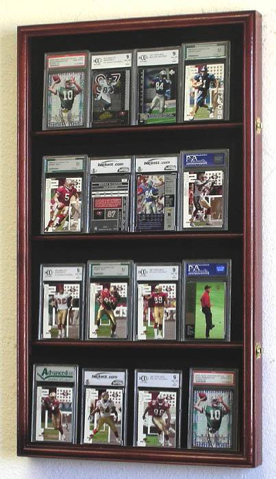 Display Case - Sports Cards - 16, Baseball Memorabilia Displays