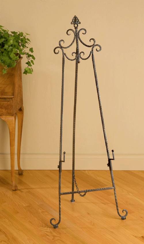 Floor Easel -  Metal Motif 44" - Antique Bronze