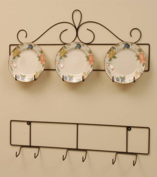 Plate Hanger Horizontal 3 Place, Plate Racks and Hangers