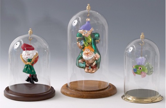  Glass Ornament Domes -  5�" x 8"