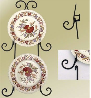 Plate Hangers - Wrought Iron Plate Holder - Extensions