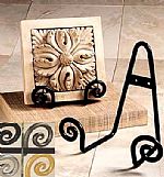 Scroll Style Plate Stands