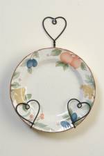Plate Hanger - Heart Plate Holder